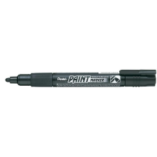Pentel Lakkmarker, 2 mm, kúpos, PENTEL &quot;MMP20&quot;, fekete filctoll, marker