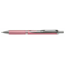 Pentel Rollertoll, 0,35 mm, nyomógombos, rózsaszín tolltest, PENTEL EnerGel BL-207 kék (PENBL407P) toll