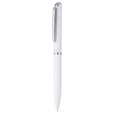 Pentel Rollertoll 0,35mm, fém fehér test, Pentel Energel BL2007W-AK, írásszín kék toll