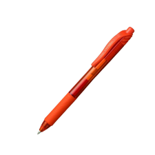Pentel Rollertoll zselés 0,35mm, Pentel EnerGelX BL107-FX, írásszín narancs toll