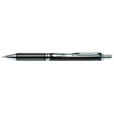 Pentel Rollertoll zselés PENTEL EnerGel fém test nyomógombos prémium 0,35 mm fekete toll