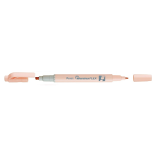 Pentel Szövegkiemelő kétvégű 1/3,5mm, vágott és kúphegyű, Pentel pasztell narancssárga filctoll, marker