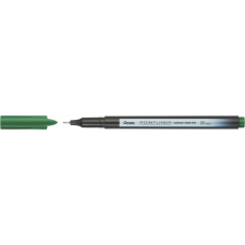 Pentel Tűfilc, 0,4 mm, PENTEL "Pointliner", fenyőzöld filctoll, marker