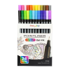 Pentel Tűfilc készlet, 0,4 mm, PENTEL Pointliner, 24 különböző szín (PENS4024)