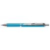 Pentel Zseléstoll, 0,35 mm, nyomógombos, égszínkék tolltest, PENTEL "EnerGel BL-407" kék