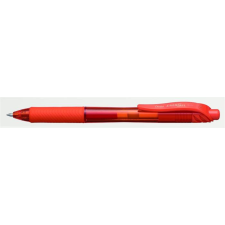 PENTEL Zseléstoll, 0,35 mm, nyomógombos, PENTEL "EnerGelX BL107", narancs toll