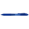 Pentel Zseléstoll, 0,35 mm, nyomógombos, PENTEL "EnerGelX BL107", sötétkék