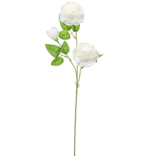  Peonia ág 3v. fehér M63cm 24db/# dekorációs kellék