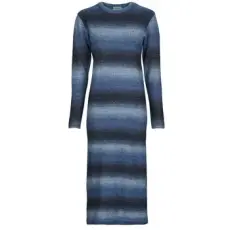 Pepe Jeans Hosszú ruhák COLOMBE DRESS Kék EU S