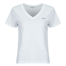 Pepe Jeans Rövid ujjú pólók MAE V NECK Fehér EU S női póló