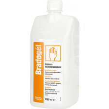 Pepita Group Zrt Bradogél kézfertőtlenítő gél 1L (10db/karton) tisztító- és takarítószer, higiénia