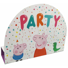 Peppa malac Confetti Party meghívó 8 db-os party kellék
