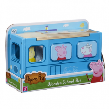 Peppa malac fa formaberakó iskolabusz játékfigura