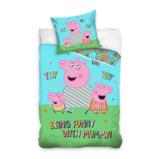 Peppa malac Funny ágyneműhuzat 140*200cm, 70x90 cm lakástextília