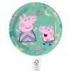  Peppa malac Messy Play papírtányér 8 db-os 20 cm FSC