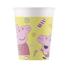  Peppa malac papírpohár - 200 ml, 8 db / csomag party kellék