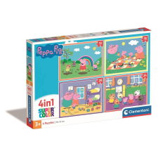 Peppa malac Picnic and School 4 az 1-ben puzzle Clementoni puzzle, kirakós