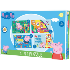  Peppa malac puzzle 4 az 1-ben puzzle, kirakós