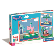  Peppa malac Relaxing 3x48 db-os puzzle Clementoni puzzle, kirakós