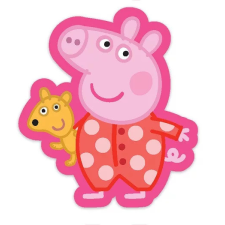 Peppa malac Sleep formapárna, díszpárna 31x34 cm lakástextília