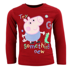 Peppa malac Something New Red gyerek hosszú póló, felső gyerek póló