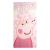 Peppa malac Stars fürdőlepedő, strandtörölköző 70x140cm (Fast Dry)