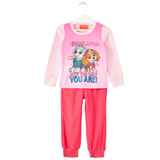 Peppa Pig Paw Patrol hosszú pizsama, modell 52041837, piros, 128 cm, 8 év