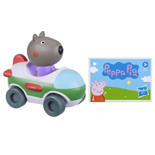 Peppa Pig PEPPA MALAC BUGGY ÉS DANNY PILÓTA FIGURA autópálya és játékautó