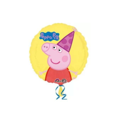 Peppa Pig Peppa malac fólia lufi 43cm csákó party kellék