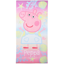 Peppa Pig Peppa malac fürdőlepedő, strand törölköző 70x140cm babatörülköző, kifogó