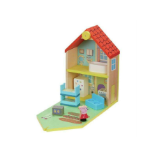 Peppa Pig Peppa malac: Kinyitható fa családi ház Peppa malac figurával játékbaba felszerelés