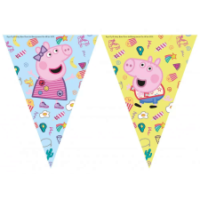 Peppa Pig Peppa malac zászlófüzér 2,3 m party kellék