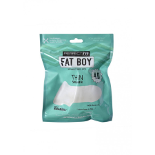 Perfect Fit Fat Boy Thin - péniszköpeny (10 cm) - tejfehér péniszköpeny