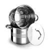 Perfect home 14216 Rozsdamentes lábas + fedő 24cm (indukciós)