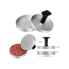 Perfect home Alumínium Hamburger/húspogácsa készítő 11,8 cm kerti sütés és főzés
