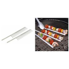 Perfect home Fésűs grill nyárs 2 db kerti sütés és főzés
