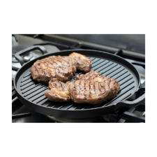 Perfect home Grill lap kerek 2 füllel 31 cm edény