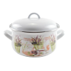 Perfect home Levendula Zománcozott lábas 20 cm+fedő