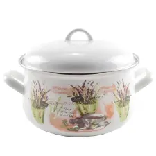 Perfect home Levendula Zománcozott lábas 24 cm+fedő 13470 bútor