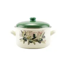 Perfect home Oliva Zománcozott lábas 24 cm+fedő edény