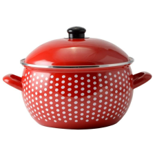 Perfect home Pöttyös Zománcozott lábas 24cm+fedő 15615 edény