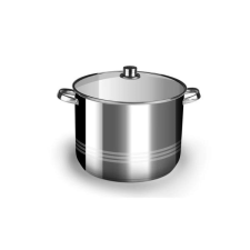  Perfect Home Rozsdamentes Acél Fazék (18 cm) – 3,5 Literes, Üvegfedővel 72260 edény