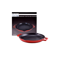 Perfect home Zománcozott Öntöttvas Grill Szeletsütő 31cm csőrös konyhai eszköz