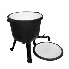 Perfect home Zománcozott Öntöttvas Vadász bogrács 10 literes kerti sütés és főzés