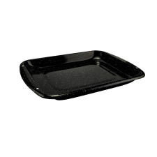 Perfect home Zománcozott Tepsi 41,8*32,5 cm fekete 10288 edény