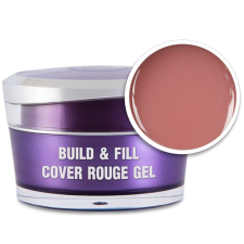 Perfect Nails Build&Fill Cover Gel Rouge - Körömágyhosszabbító zselé 15g fényzselé