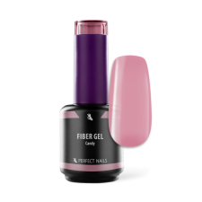 Perfect Nails Fiber Gel Vitamin Üvegszálas Alapzselé 15ml - Candy műköröm zselé