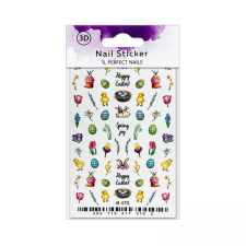 Perfect Nails Körömmatrica - 3D Happy Easter körömdíszítő