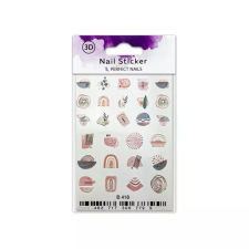 Perfect Nails Körömmatrica - 3D Pale Design körömdíszítő