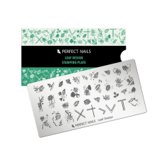 Perfect Nails Körömnyomda Lemez - Leaf Design körömdíszítő